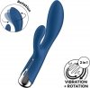 Satisfyer Spinning Rabbit 1 Blue - wibrator króliczek (granatowy)