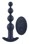 Dream Toys StarTroopers Apollo Remote Vibrating Anal Bead - kulki analne z wibracjami (granatowy)
