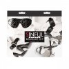 NS Novelties SINFUL BONDAGE KIT BLACK - zestaw do BDSM (czarny)