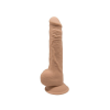 Silexd Silikonowe Dildo Model 1 24 cm Carmel - dildo (cielisty)