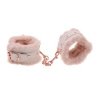 Sportsheets kajdanki S&M Peaches ‘n CreaMe Fur Handcuffs Cream - kajdanki (kremowy)