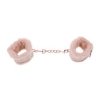 Sportsheets kajdanki S&M Peaches ‘n CreaMe Fur Handcuffs Cream - kajdanki (kremowy)