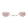 Sportsheets kajdanki S&M Peaches ‘n CreaMe Fur Handcuffs Cream - kajdanki (kremowy)