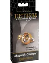 Fetish Fantasy Zaciski na Sutki Gold Magnetic Clamps (złoty)