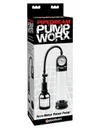 Pump Worx Pompka do Penisa Accu-Meter Power Pump Clear - pompka (czarny)