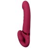 Lovense Lapis - podwójny strap-on (czerwony)