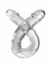 Pipedream King Cock Clear Double Dildo 18 Inch - podwójne dildo (przezroczysty)