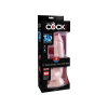 King Cock Dildo Plus 9 Triple Density Cock with Balls Light - dildo (cielisty)
