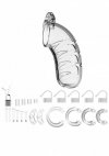 ManCage Model 04 Chastity 4.5'' Cock Cage - męski pas cnoty (przezroczysty)