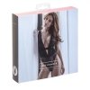 Noir handmade Petitenoir Szyfonowe body z głębokim dekoltem L (czarny)