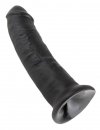 King Cock duże czarne dildo - 9'' Cock sztuczny penis (czarny)