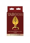 Taboom Butt Plug With Diamond Jewel Gold L - korek analny (złoty)