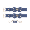 Taboom kajdanki na nadgarstki Silicone Wrist Cuff Set - kajdanki (czarny)