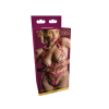 Taboom uprząż Malibu Bra Open Crotch Brief Harness L/XL - wiązanie (czerwony)