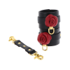Taboom Wild Roses Wrist Cuffs - kajdanki na nadgarstki (czarny)