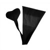 Bye Bra Adhesive Thong Black One Size - samoprzylepne stringi (czarne)