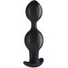 FUN FACTORY B Balls Duo - Kulki analne (szaro - czarne)