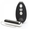 Fifty Shades of Grey - Remote Control Bullet Vibrations - wibrujące jajko (srebrne)