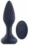 Dream Toys StarTroopers Triton Vibrating Anal Plug - korek analny z wibracjami (granatowy)