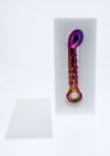 Dream Toys Glamour Glass Ribbed G-spot Dildo - szklane dildo