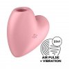 Satisfyer Stymulator-Cutie Heart (Light Red) - masażer łechtaczki (czerwony)