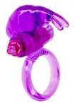 Pierścień-RABBIT TPE VIB COCKRING PURPLE