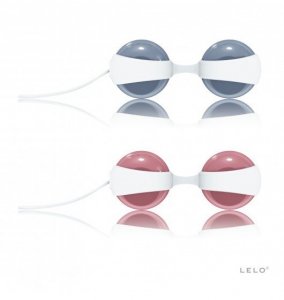 Kulki gejszy LELO - Luna Beads (jasnoróżowe/jasnoniebieskie)
