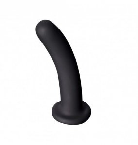 Upko Silicone Dildo Large - sztuczny penis z przyssawką (czarny)