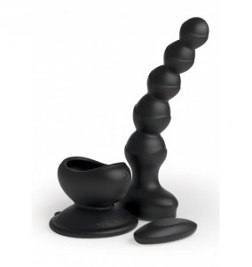 3Some by Pipedream Wall Banger Beads - wielofunkcyjny masażer wibracyjny (czarny)