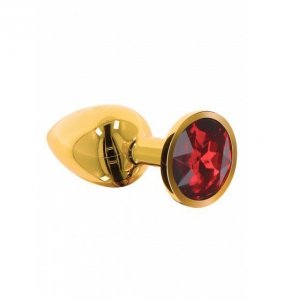 Taboom Butt Plug With Diamond Jewel Gold M - korek analny (złoty)