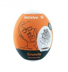 Satisfyer Masturbator Egg Crunchy - masturbator jajko