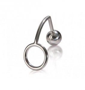 Titus Range C-Ring 50mm Anal Ball 30mm - pierścień na penisa z kulką analną Titus Range C-Ring 50mm Anal Ball 30mm - pierścień na penisa z kulką analną
