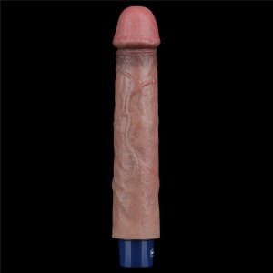 9 REAL SOFTEE Rechargeable Silicone Vibrating Dildo