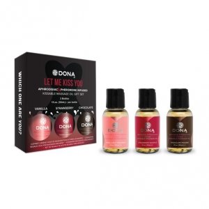 Dona - Massage Geschenkset Gearomatiseerd (3 x 30 ml)