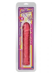 Dildo-CLASSIC JELLY DONG 10 INCH PINK