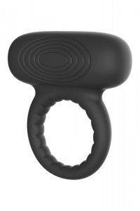 Dream Toys RAMROD STRONG VIBRATING COCKRING - pierścień na penisa z wibracjami (czarny)