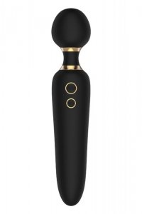 Dream Toys ELITE DUAL WAND VIBRATOR - masażer (czarny)
