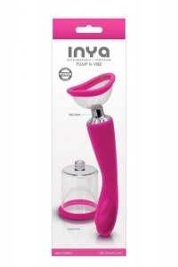 NS Novelties INYA PUMP AND VIBE PINK - wielofunkcyjny masażer (różowy)