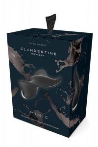 Clandestine devices MIMIC BLACK - masażer łechtaczki (czarny)