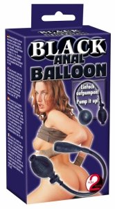 5238870000 Black Anal Balloon-Wibrator