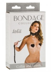 Wiązania-Bondage Collection Collar and Leash One Size