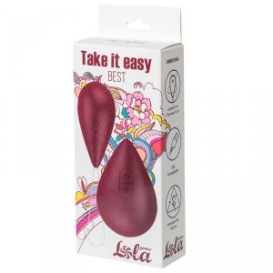 Vibrating egg Take it Easy Best Wine Red