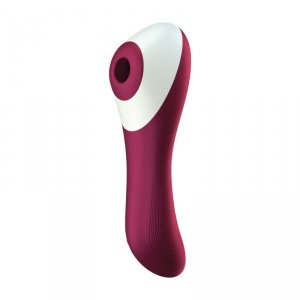 Satisfyer  Dual Crush - wielofunkcyjny masażer (wiśniowy)