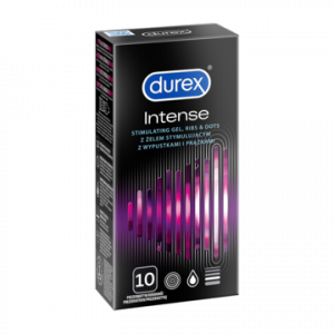 Durex Intense - Prezerwatywy stymulujące (1 op./10 szt.)