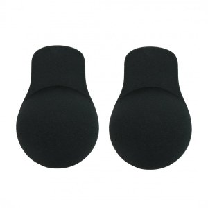 Bye Bra Fabric Pull-Ups XL Black- osłonki samoprzylepne podnoszące biust (czarne) 