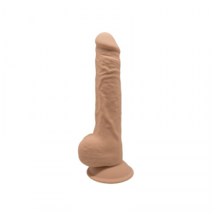 Silexd Silikonowe Dildo Model 1 24 cm Carmel - dildo (cielisty)