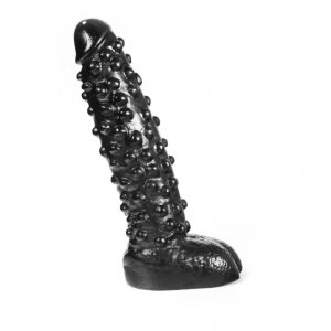 Mister B anal dildo - Tonguebiter Large duży sztuczny penis (czarne)