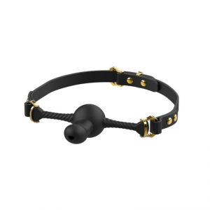 Upko knebel Desire for Mouth Dildo-shaped Mouth Gag (czarny)
