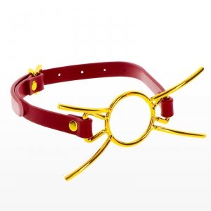 Taboom Open Mouth Spider Gag - knebel (złoty)