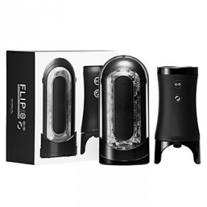 Tenga masturbator Flip Zero EVR Electronic Vibrotation Black (czarny)